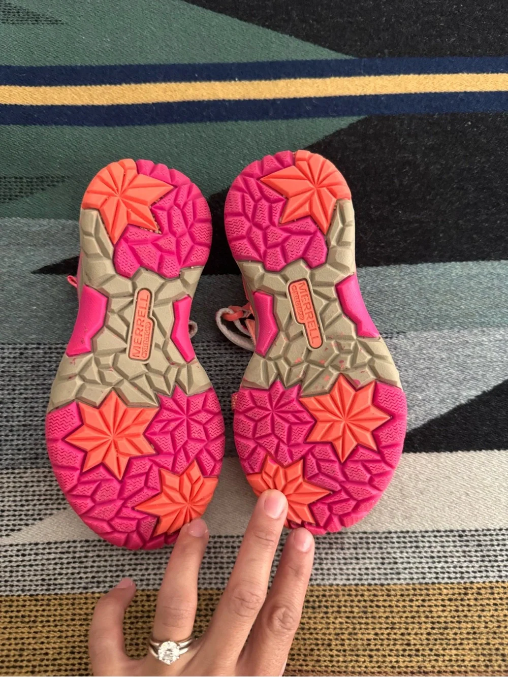 Merrell Girls Coral Pink Outdoor Sport Sandals